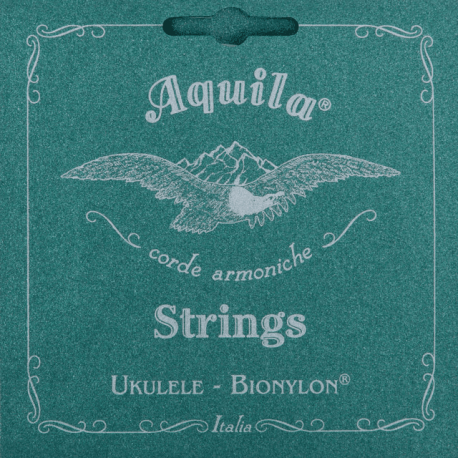 AQUILA Bionylon/Nylgut Ukulélé soprano, Corde à l'unité, Sol grave 4ème filé- G