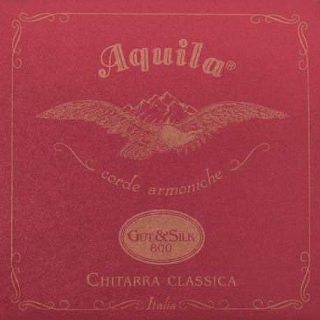 AQUILA Gut&Silk 800 Jeu Guitare classique, Tirant normal