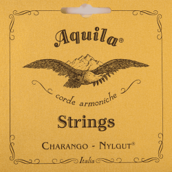 AQUILA Nylgut Jeu Charango 7 cordes, (six corde à l'unité + 1 double)