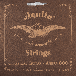 AQUILA Ambra 800 Jeu Guitare classiqu, Tirant normal