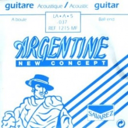 ARGENTINE LA-5 FILEE METAL ARGENTE
