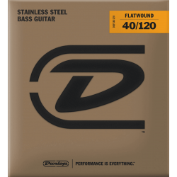 DUNLOP Filets plats long scale 5 cordes 40-120