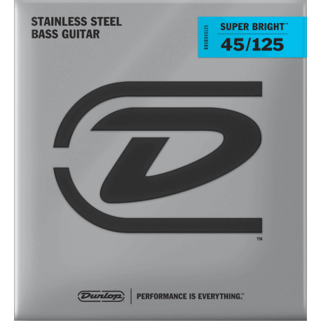 DUNLOP SB STEEL MEDIUM 5 CORDES 45-125