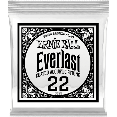ERNIE BALL Everlast coated 80/20 br onze 22