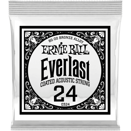 ERNIE BALL Everlast coated 80/20 br onze 24