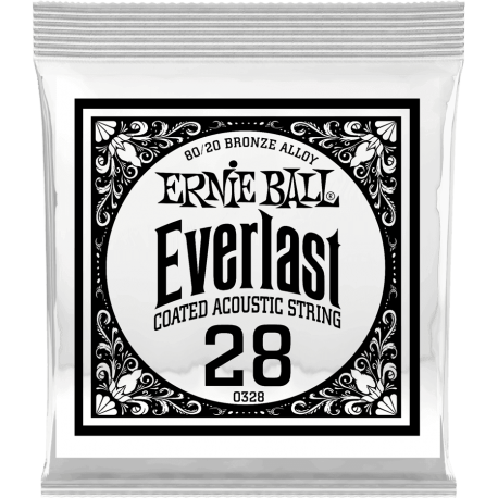 ERNIE BALL Everlast coated 80/20 br onze 28