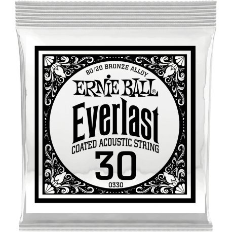 ERNIE BALL Everlast coated 80/20 br onze 30