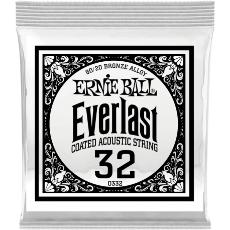 ERNIE BALL Everlast coated 80/20 br onze 32