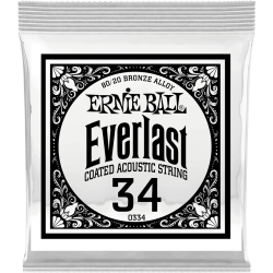 ERNIE BALL Everlast coated 80/20 br onze 34