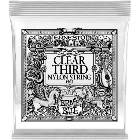 ERNIE BALL Ernesto palla nylon 3e clair