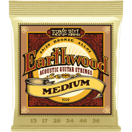 ERNIE BALL Earthwood 80/20 bronze medium 13-56