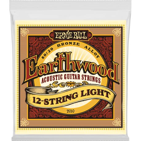 ERNIE BALL Earthwood 80/20 bronze light /12 cordes 9-46