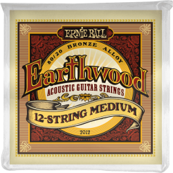 ERNIE BALL Earthwood 80/20 bronze medium /12 cordes 11-52