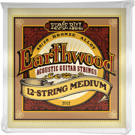 ERNIE BALL Earthwood 80/20 bronze medium /12 cordes 11-52