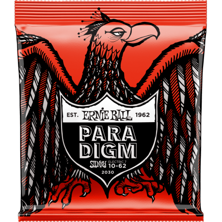 ERNIE BALL Paradigm skinny top heavy bottom / 7 cordes 10-62