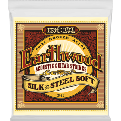 ERNIE BALL Earthwood 80/20 bronze soft - silk&steel 11-52