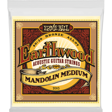 ERNIE BALL Earthwood 80/20 bronze mandoline medium 10-36