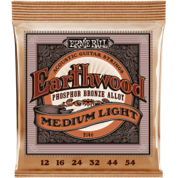 ERNIE BALL Earthwood phosphore bronze medium light 12-54