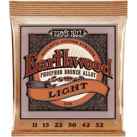 ERNIE BALL Earthwood phosphore bronze light 11-52