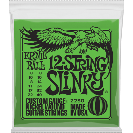 ERNIE BALL Slinky 12 cordes 8-40