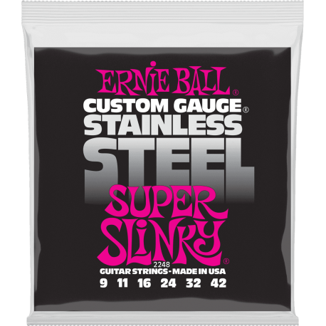 ERNIE BALL Slinky stainless steel 9-42
