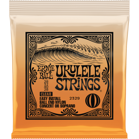 ERNIE BALL Ukulele concert/soprano nylon à boule 28-40
