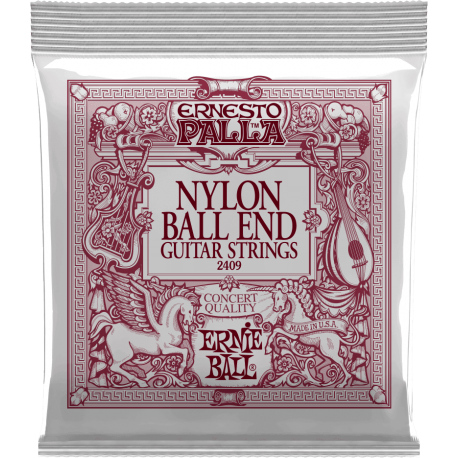 ERNIE BALL Ernesto palla nylon noir-métal doré