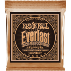 ERNIE BALL Everlast coated phophore bronze medium light 12-54