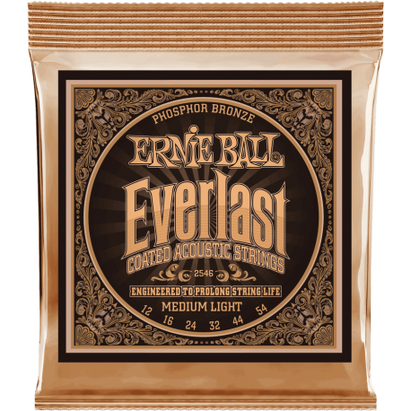 ERNIE BALL Everlast coated phophore bronze medium light 12-54