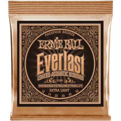 ERNIE BALL Everlast coated phophore bronze extra light 10-50