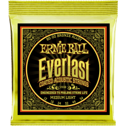ERNIE BALL Everlast coated 80/20 bronze medium light 12-54