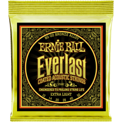 ERNIE BALL Everlast coated 80/20 bronze extra light 10-50