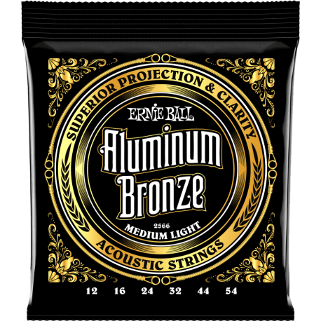 ERNIE BALL Aluminium bronze medium light 12-54
