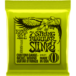 ERNIE BALL Regular slinky 7 cordes 10-56