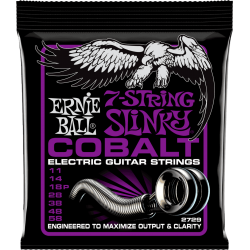 ERNIE BALL Slinky cobalt /7 cordes 11-58