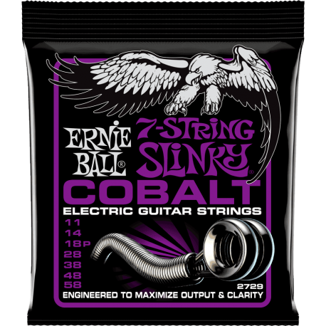 ERNIE BALL Slinky cobalt /7 cordes 11-58