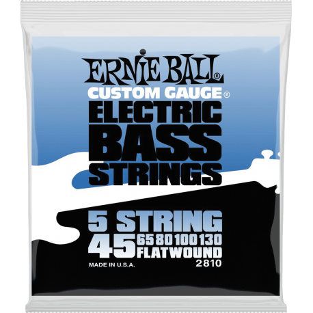 ERNIE BALL Flatwound 5 cordes 45-130