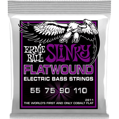ERNIE BALL Slinky flatwound 55-110