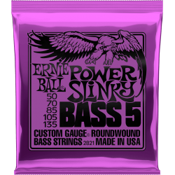 ERNIE BALL Power slinky 5 cordes 50-135