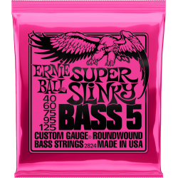 ERNIE BALL Super slinky 5 cordes 45-125