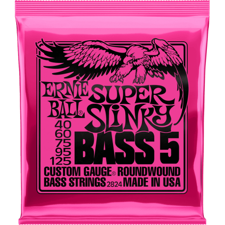 ERNIE BALL Super slinky 5 cordes 45-125