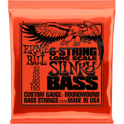 ERNIE BALL Slinky long scale 6 cordes 32-130