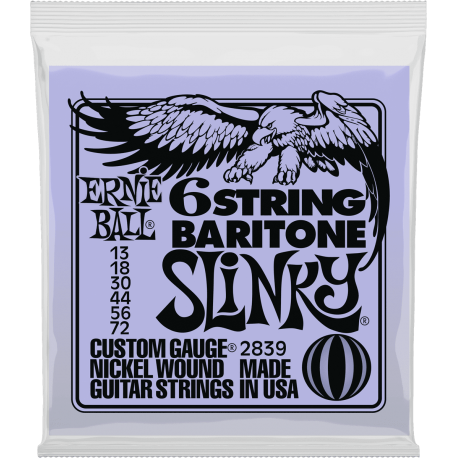ERNIE BALL Slinky baryton boule fine !13-18p-30-44-56-72