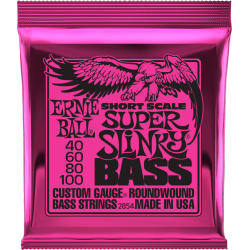 ERNIE BALL Slinky nickel wound super slinky short scale 40-100