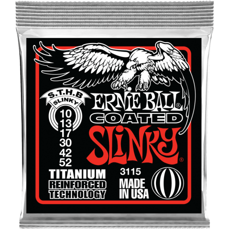 ERNIE BALL Slinky rps coated titanium 10-52