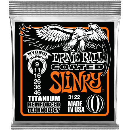 ERNIE BALL Slinky rps coated titanium 9-46