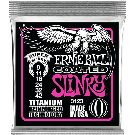 ERNIE BALL Slinky rps coated titanium 9-42
