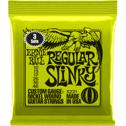 ERNIE BALL Regular slinky 10-46 - pack de 3
