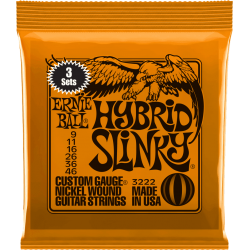 ERNIE BALL Hybrid slinky 9-46 - pack de 3