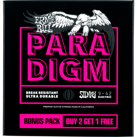ERNIE BALL Paradigm Super Slinky - 9-42 - 3 jeux